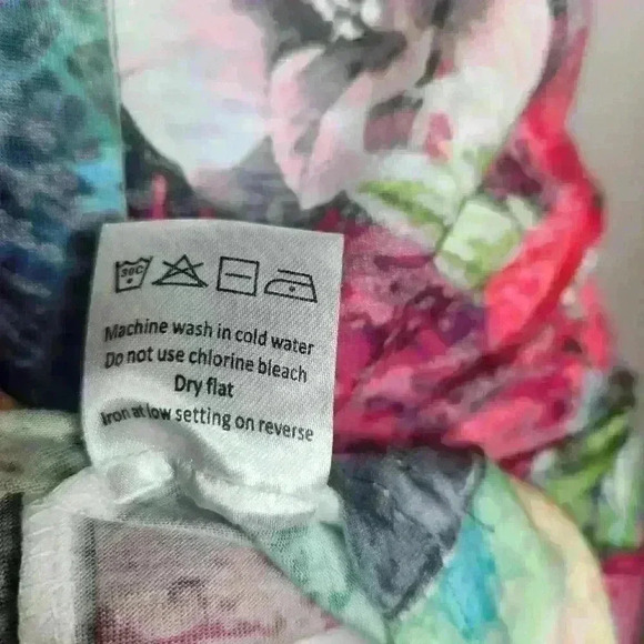 Christine Phillipe women's spring colored top embroidered back size medium - Picture 7 of 8